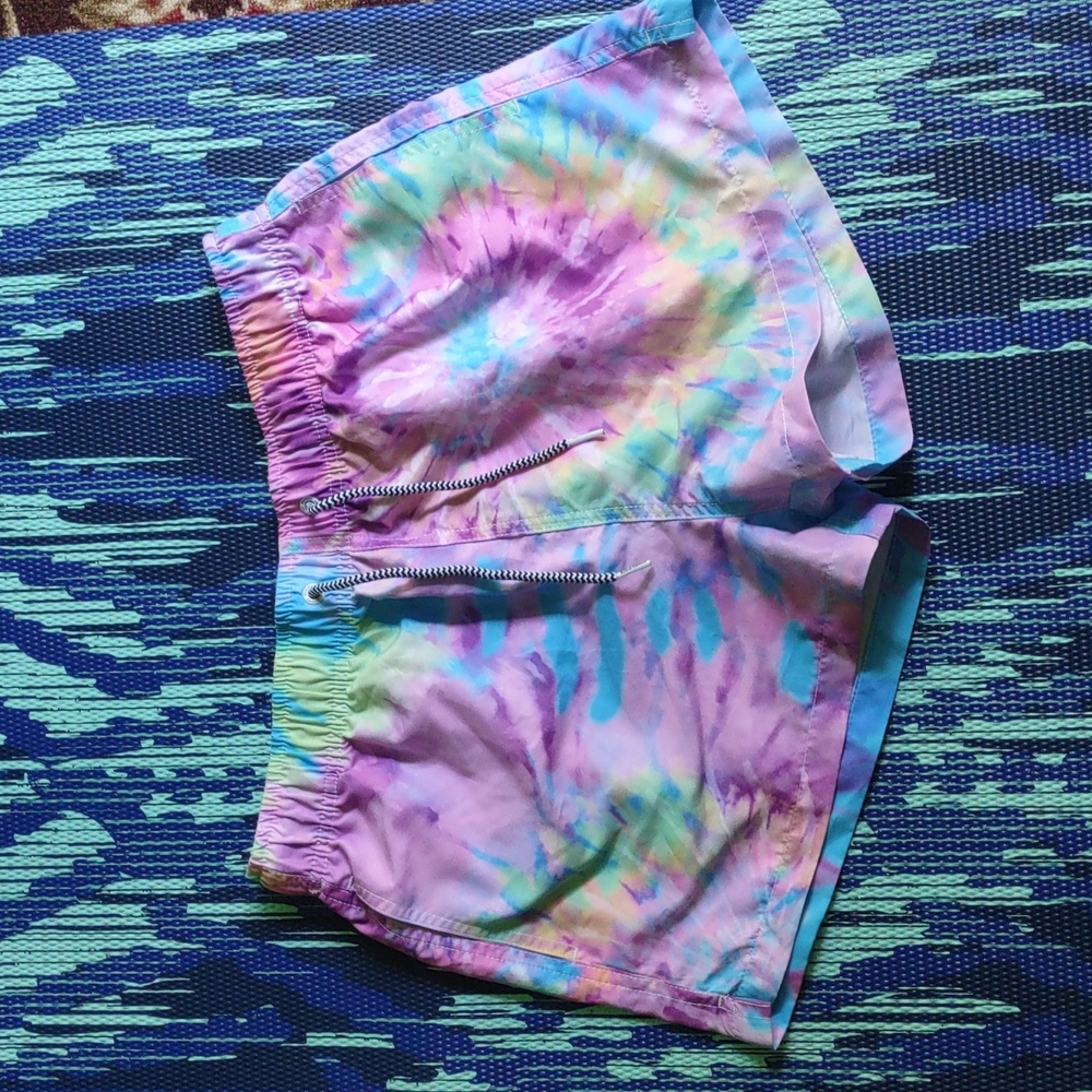 Tie-Dye Pastel Women's Swim Shorts NWT